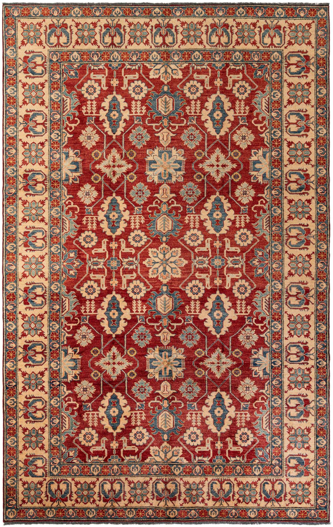 7' 5 x 11' 11 Hand Knotted Kazak Wool Rug