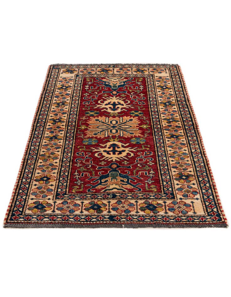 Detail image of 3' x 4' 10 Hand Knotted Kazak Wool Rug