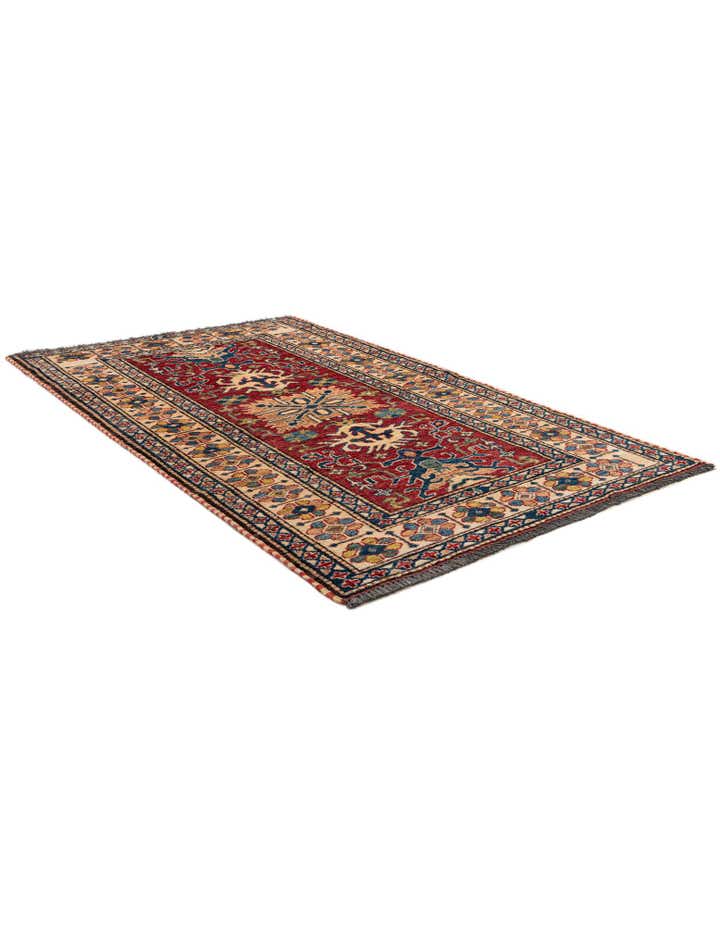 3' x 4' 10 Hand Knotted Kazak Wool Rug