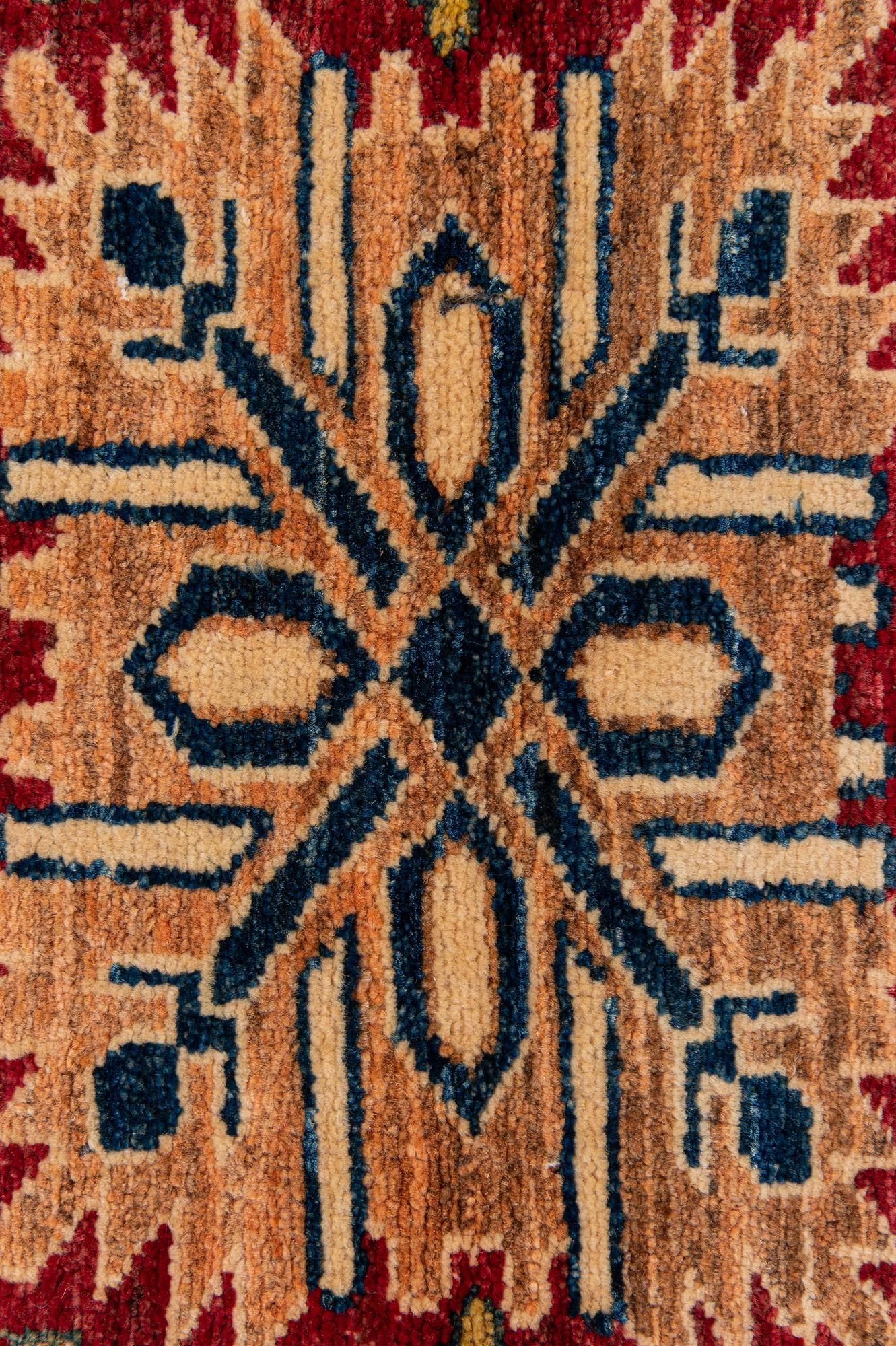 3' x 4' 10 Hand Knotted Kazak Wool Rug