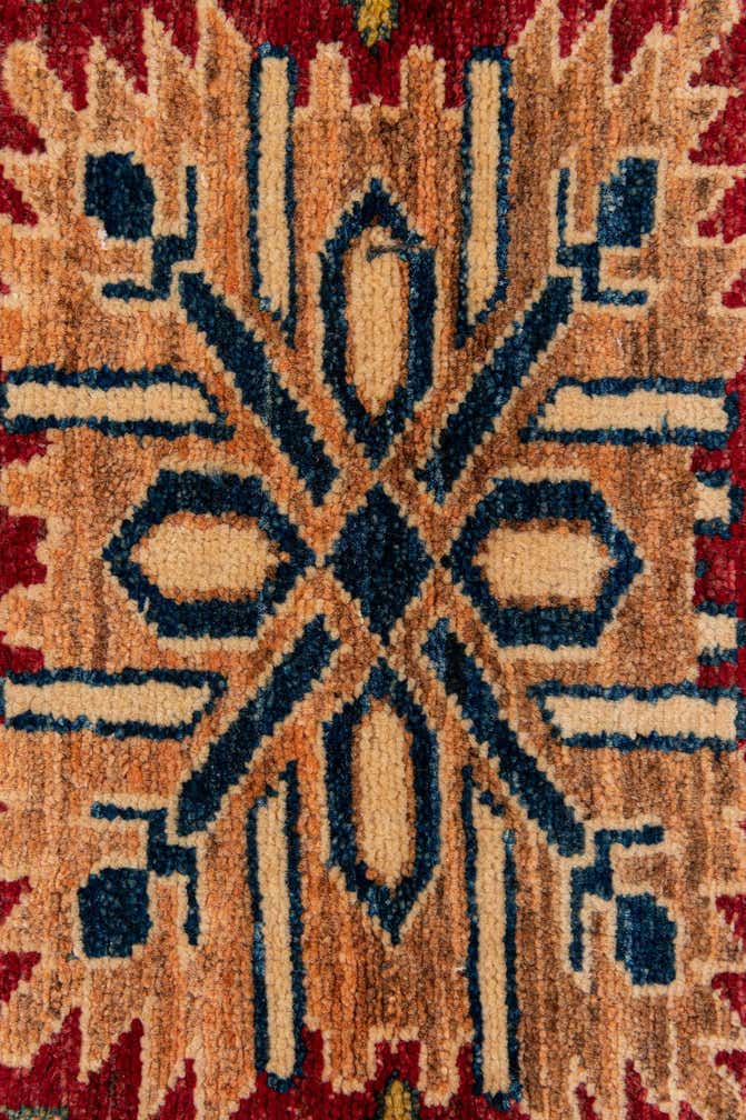 3' x 4' 10 Hand Knotted Kazak Wool Rug
