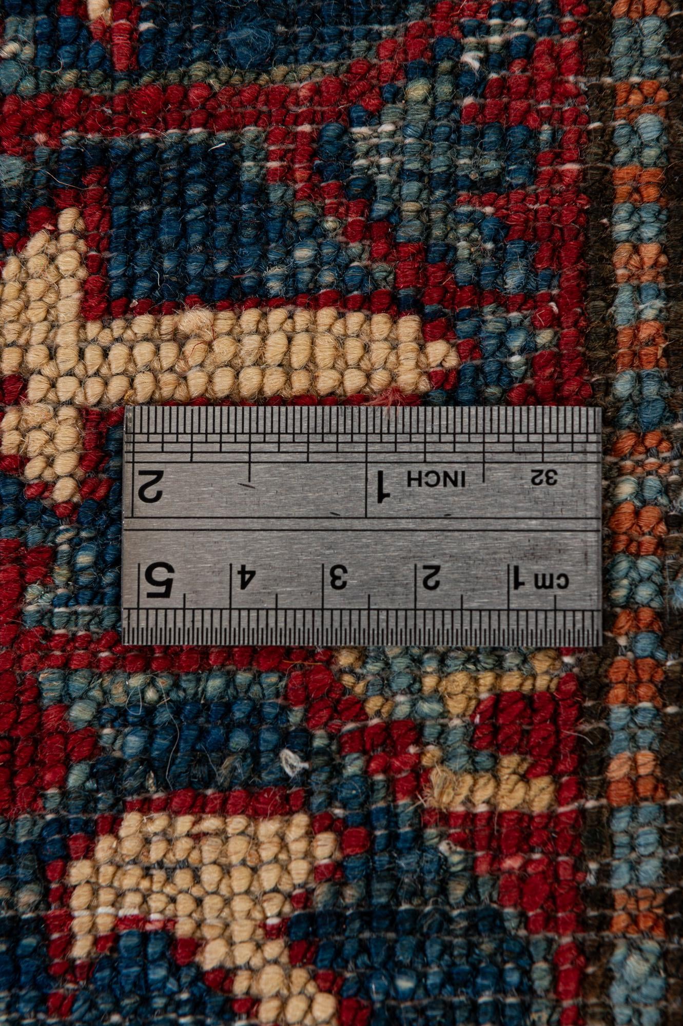 155cm x 295cm Hand Knotted Kazak Wool Rug