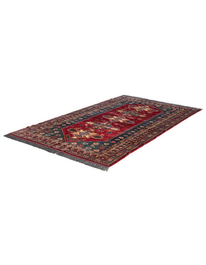 155cm x 295cm Hand Knotted Kazak Wool Rug
