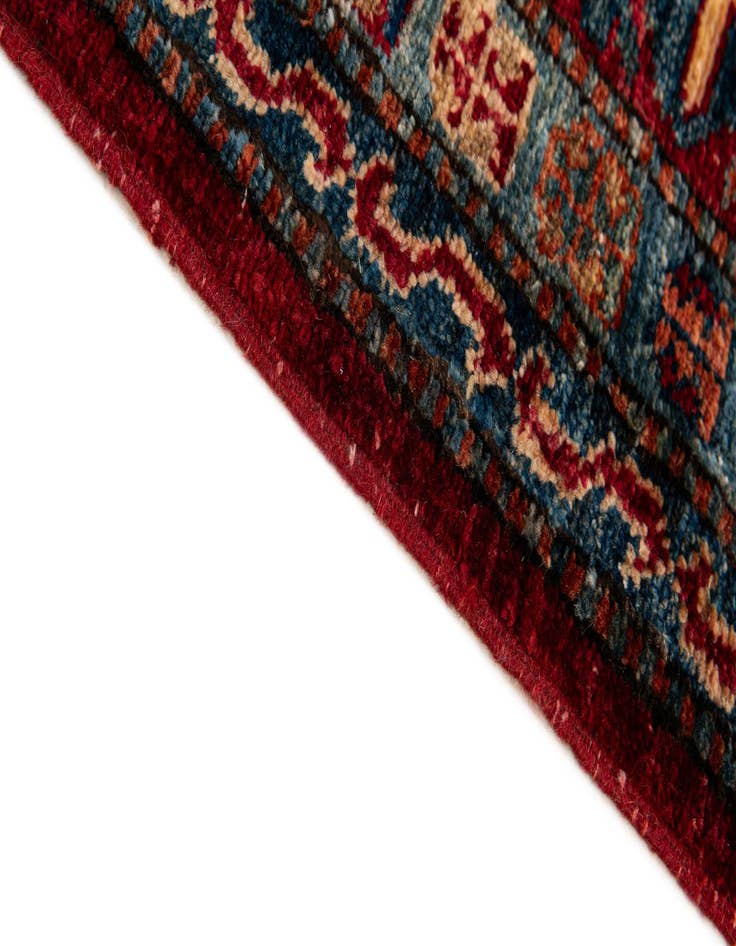 Detail image of 5' 2 x 9' 8  Hand Knotted Kazak Wool Rug