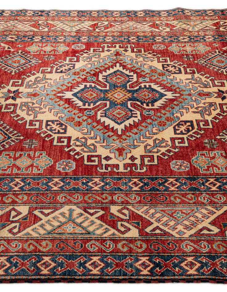 Detail image of 7' 5 x 10' 10  Hand Knotted Kazak Wool Rug