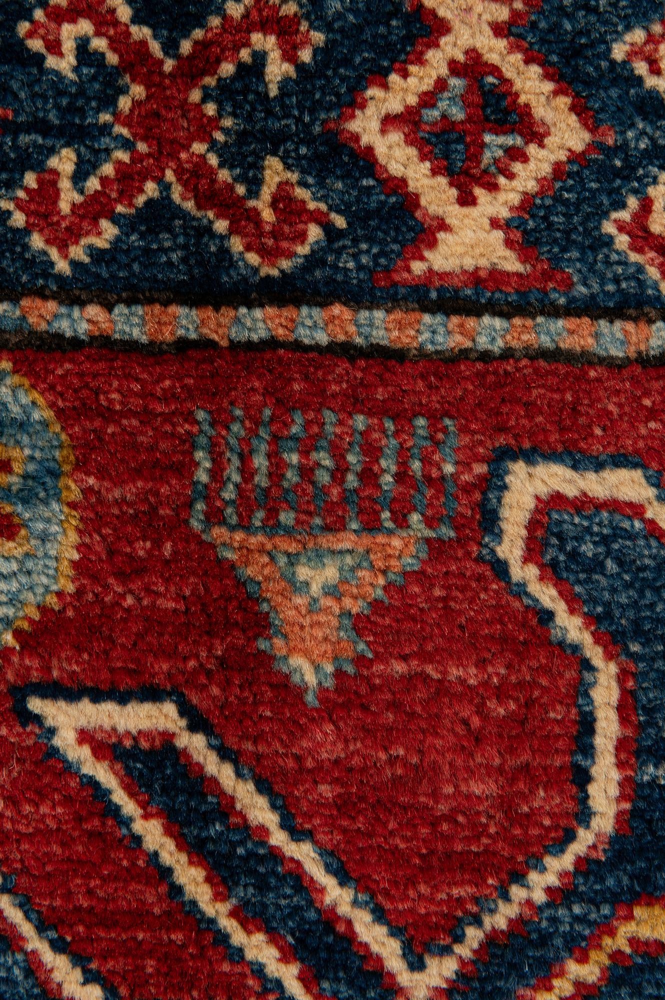 7' 5 x 10' 10 Hand Knotted Kazak Wool Rug