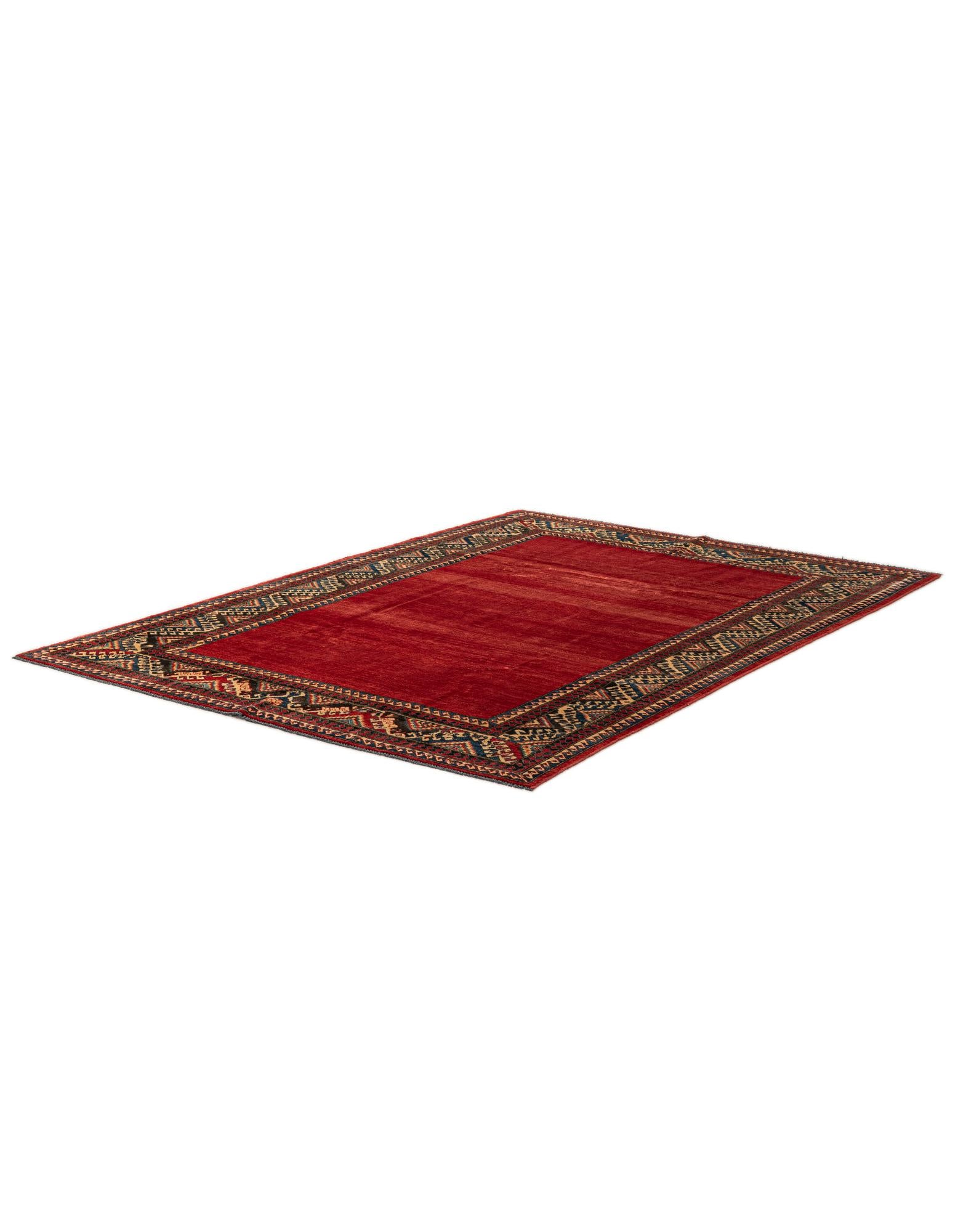7' x 9' 10 Hand Knotted Kazak Wool Rug