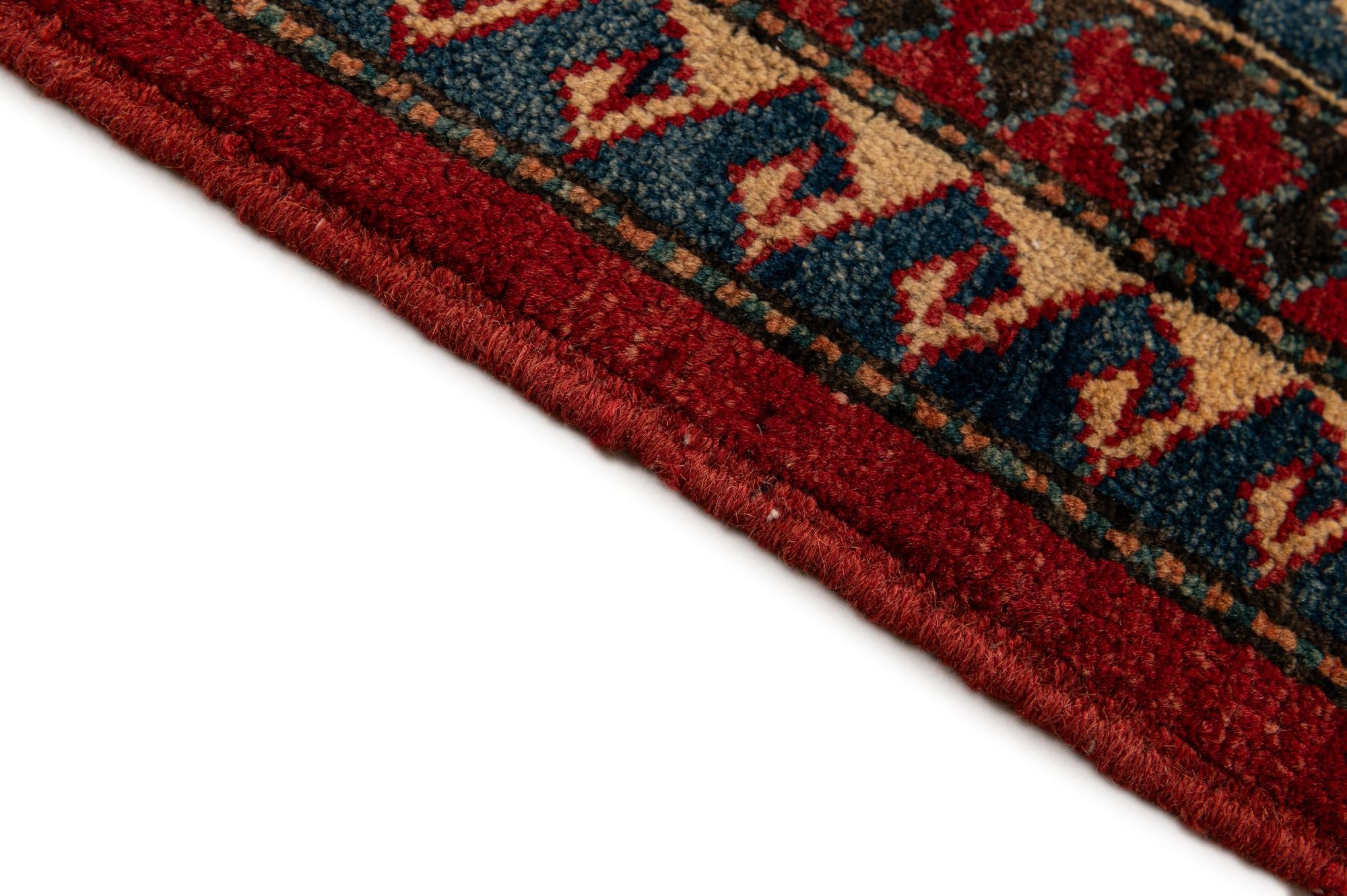 7' x 9' 10 Hand Knotted Kazak Wool Rug