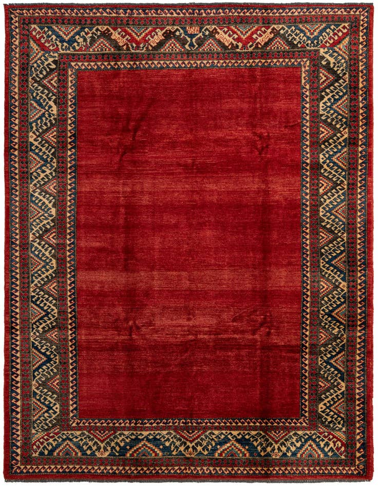 Detail image of 7' x 9' 10 Hand Knotted Kazak Wool Rug