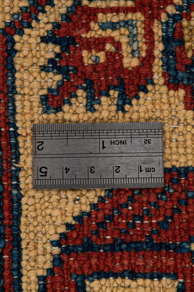 220cm x 315cm anudado a mano Kazak Alfombra Lana