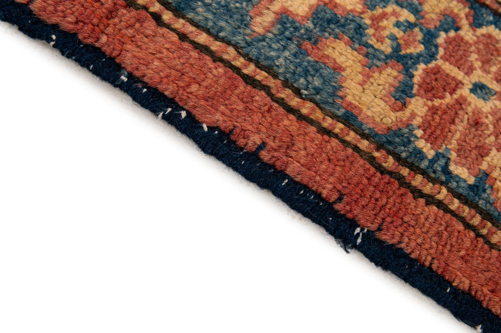7' 2 x 10' 4 Hand Knotted Kazak Wool Rug