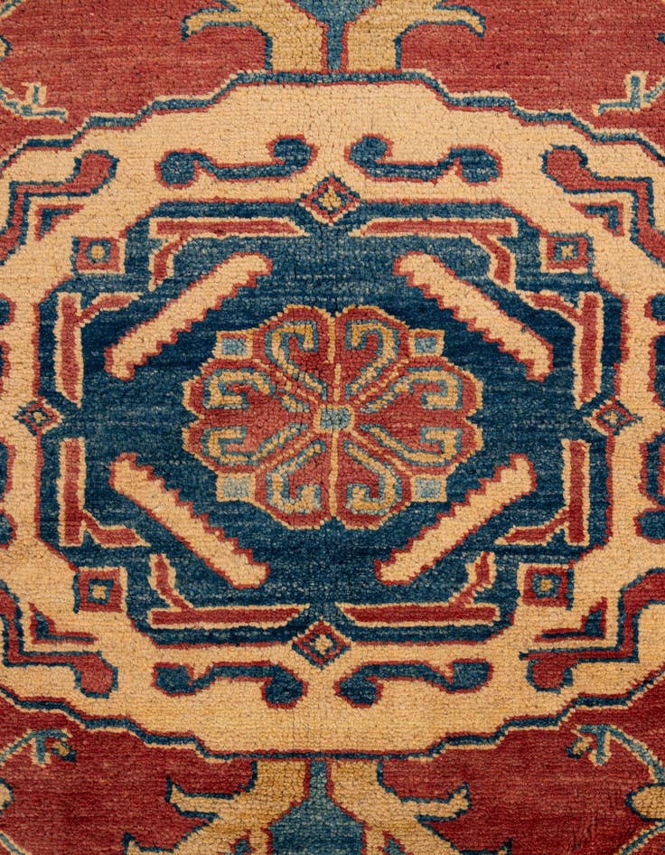 Detail image of 7' 2 x 10' 4  Hand Knotted Kazak Wool Rug