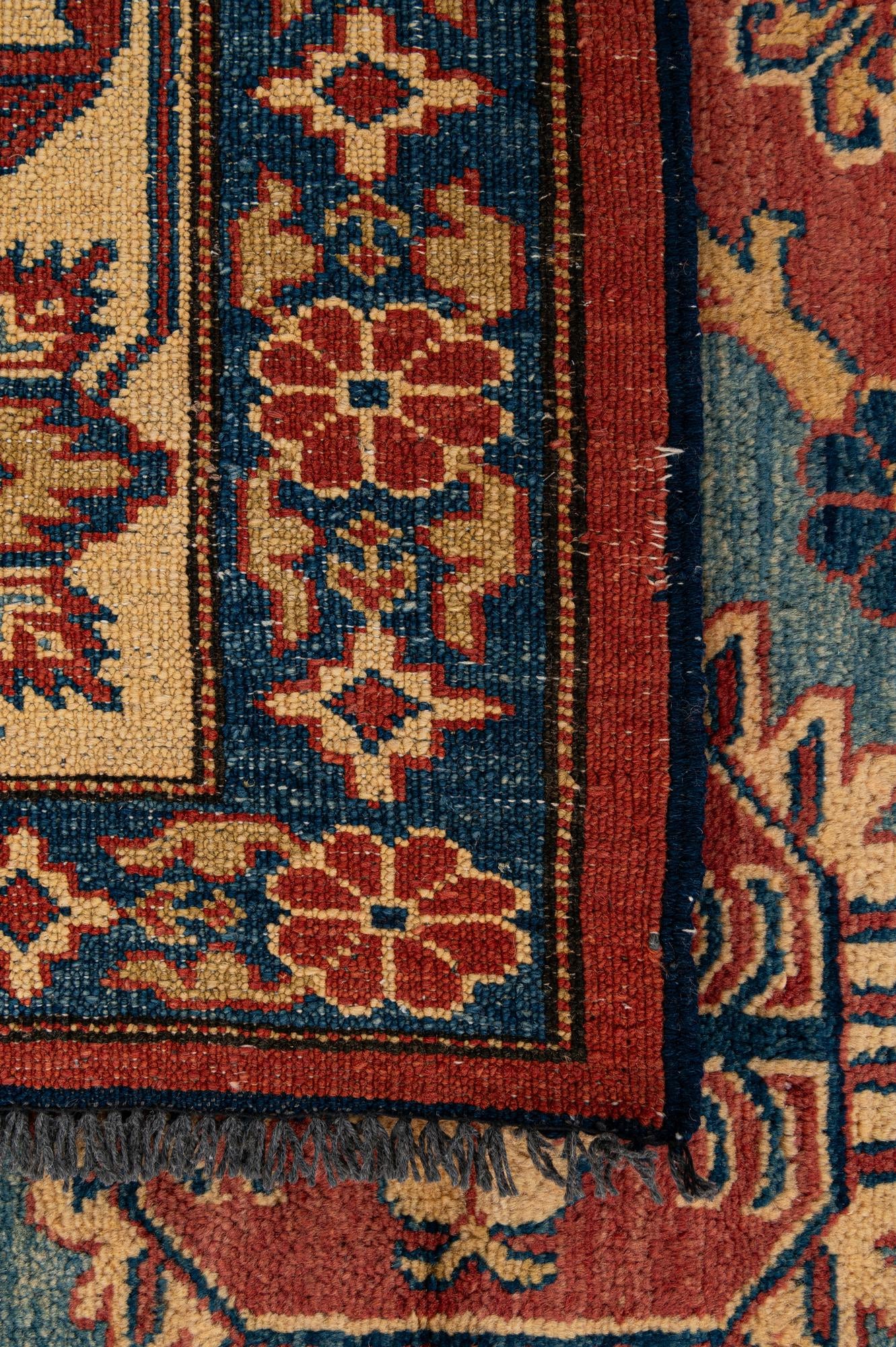 7' 2 x 10' 4 Hand Knotted Kazak Wool Rug