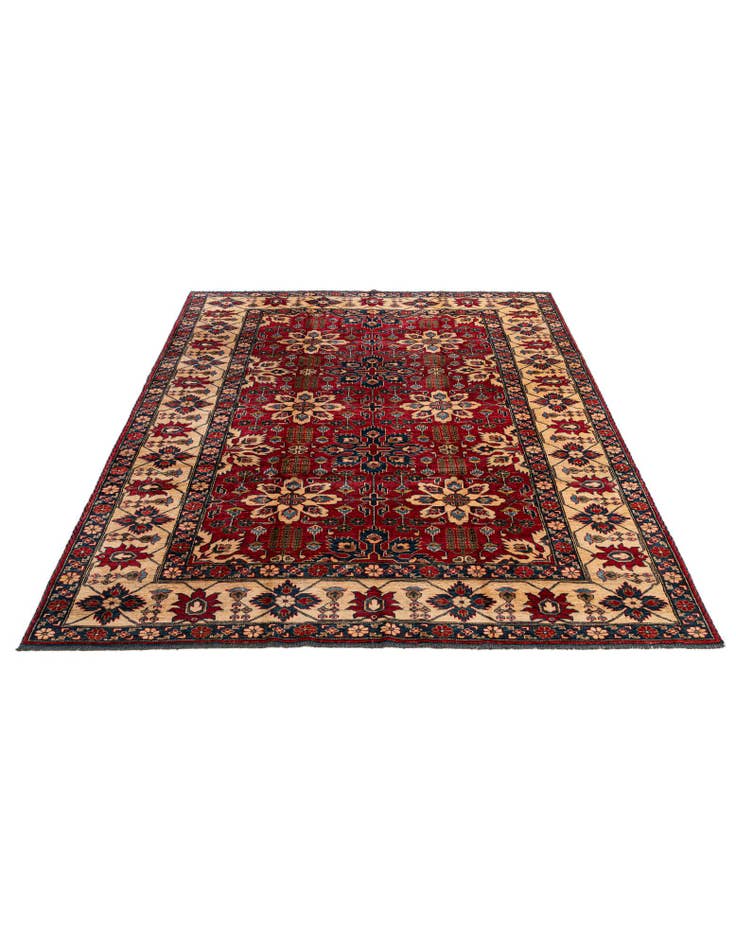 Detail image of 7' 6 x 9' 8  Hand Knotted Kazak Wool Rug