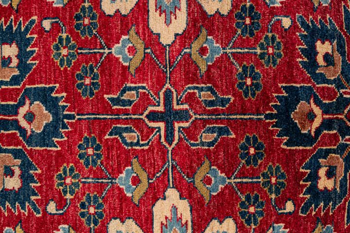 7' 6 x 9' 8 Hand Knotted Kazak Wool Rug