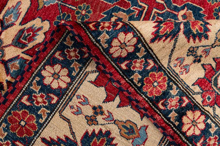 7' 6 x 9' 8 Hand Knotted Kazak Wool Rug