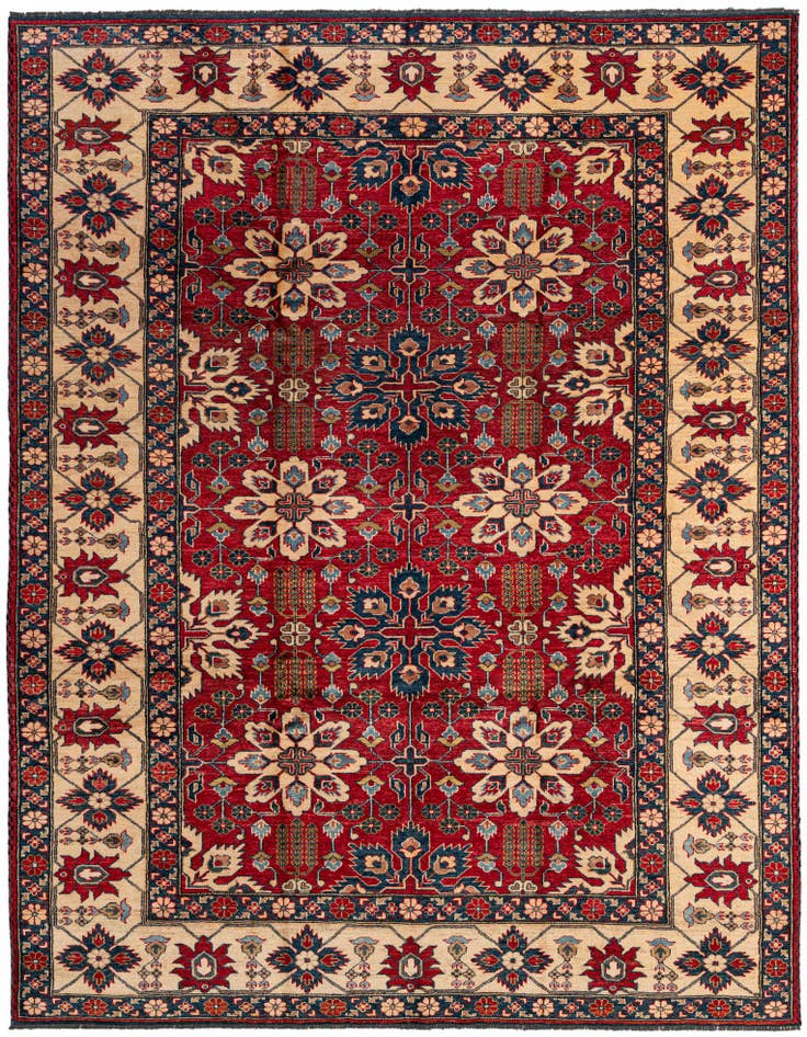 Detail image of 7' 6 x 9' 8 Hand Knotted Kazak Wool Rug