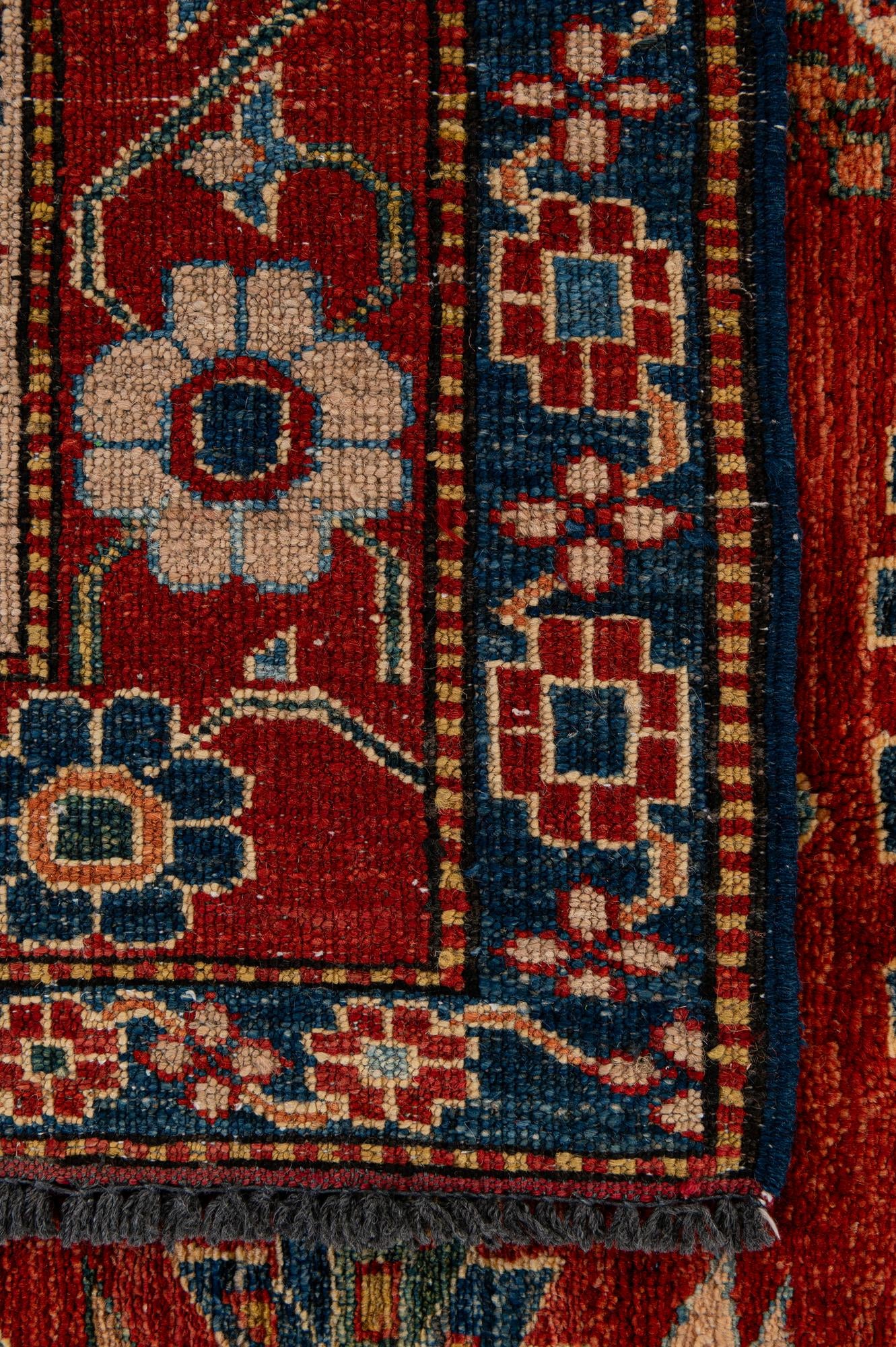 5' 3 x 7' 1 Hand Knotted Kazak Wool Rug
