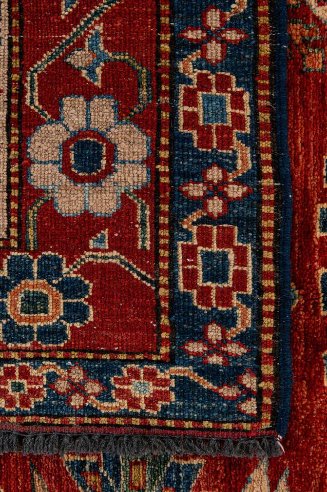 5' 3 x 7' 1 Hand Knotted Kazak Wool Rug