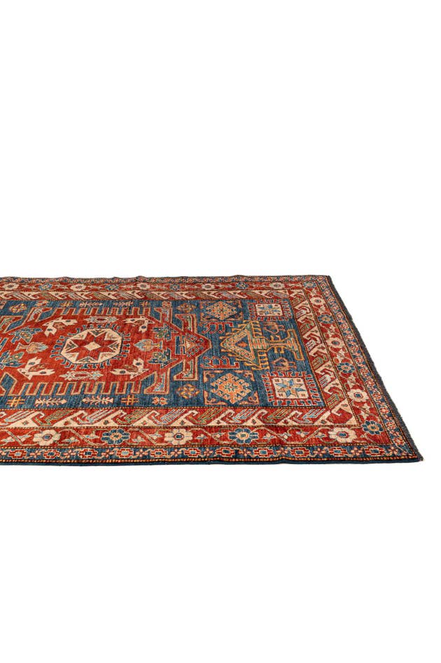 Detail image of 5' 3 x 7' 1 Hand Knotted Kazak Wool Rug