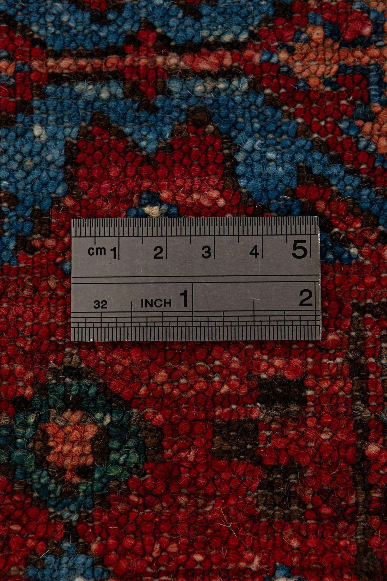 5' 3 x 6' 4 Hand Knotted Kazak Wool Rug