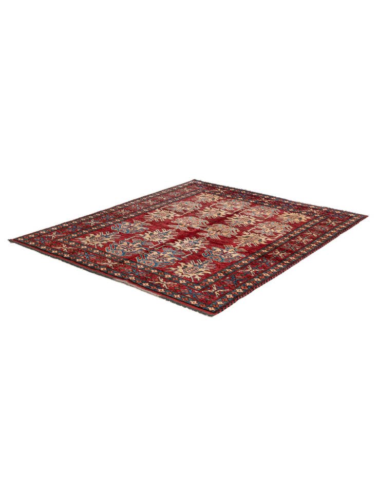 Detail image of 5' 3 x 6' 4 Hand Knotted Kazak Wool Rug