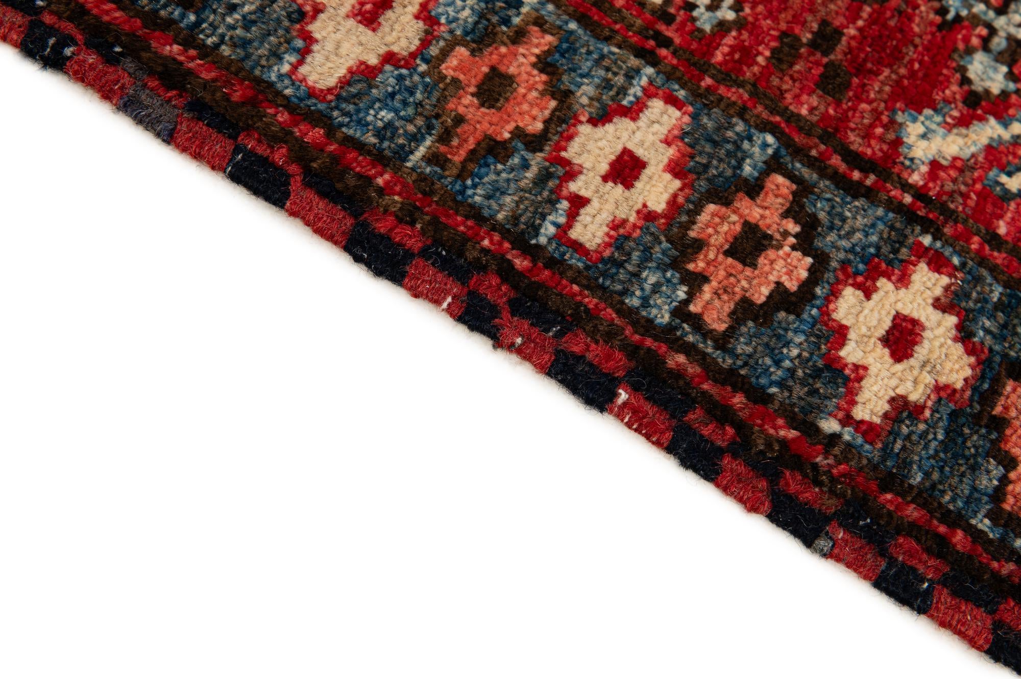 5' 3 x 6' 4 Hand Knotted Kazak Wool Rug
