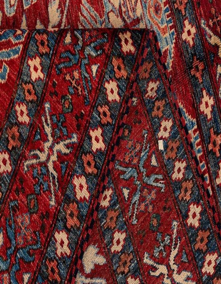 Detail image of 5' 3 x 6' 4  Hand Knotted Kazak Wool Rug