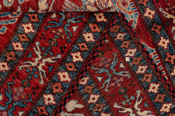 5' 3 x 6' 4 Hand Knotted Kazak Wool Rug