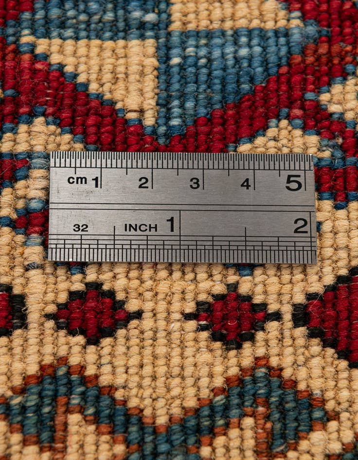 Detail image of 5' 2 x 6' 5  Hand Knotted Kazak Wool Rug