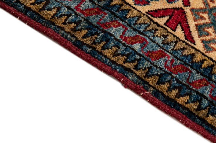 Detail image of 5' 2 x 6' 5 Hand Knotted Kazak Wool Rug
