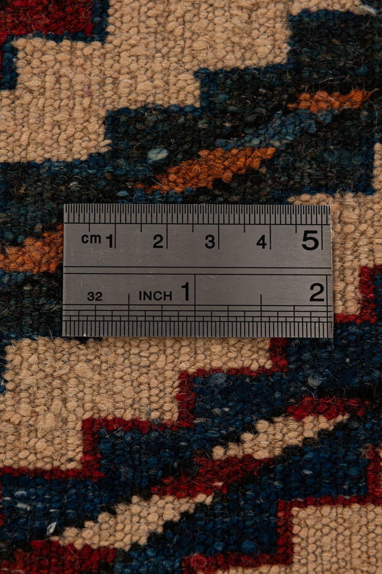5' 1 x 7' 4 Hand Knotted Kazak Wool Rug