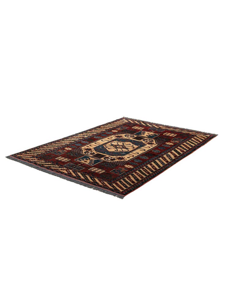 Detail image of 5' 1 x 7' 4  Hand Knotted Kazak Wool Rug