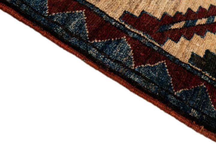 5' 1 x 7' 4 Hand Knotted Kazak Wool Rug