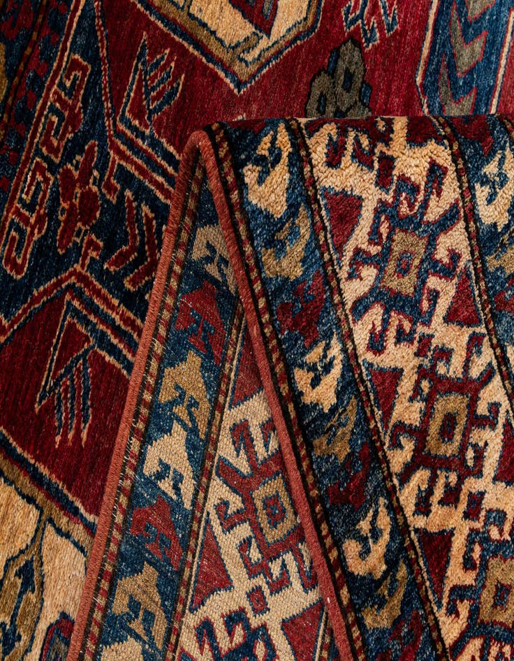 Detail image of 5' x 6' 10  Hand Knotted Kazak Oriental Wool Rug