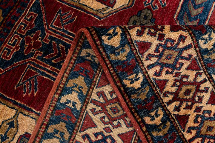 5' x 6' 10 Hand Knotted Kazak Oriental Wool Rug