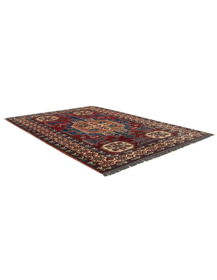 Detail image of 5' x 6' 10 Hand Knotted Kazak Oriental Wool Rug