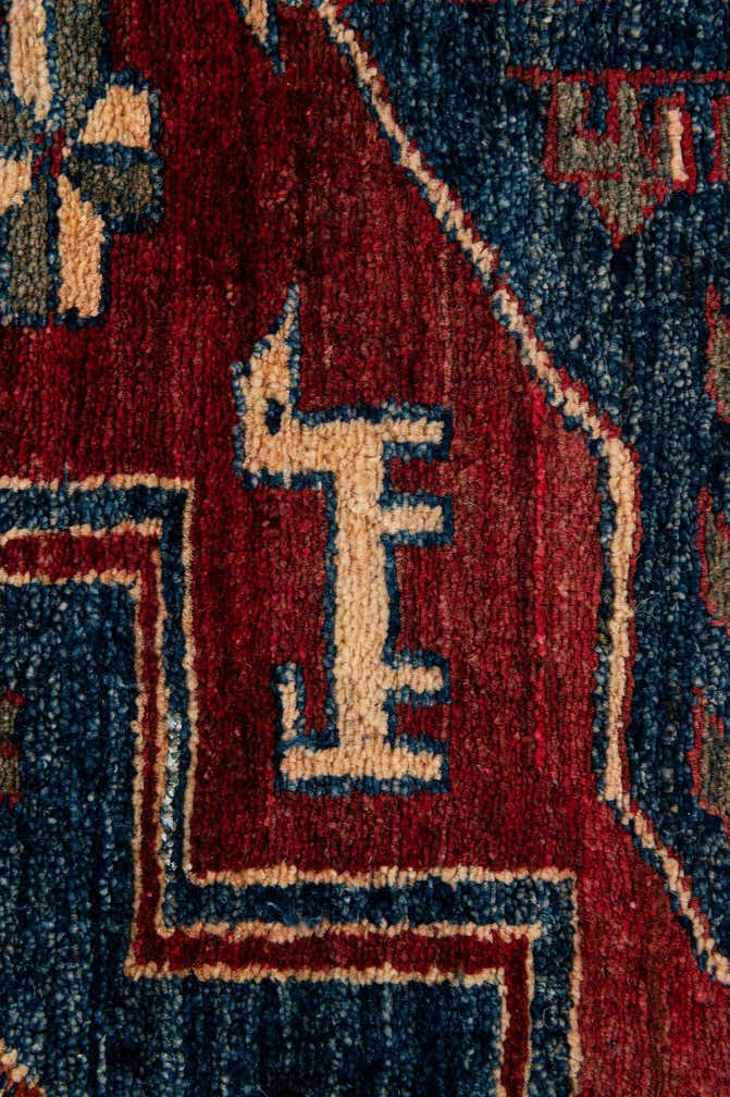 5' x 6' 10 Hand Knotted Kazak Oriental Wool Rug