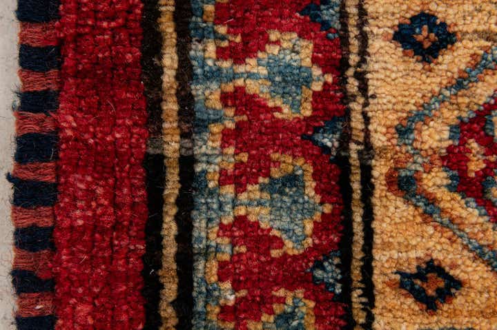 5' 1 x 7' 3 Hand Knotted Kazak Wool Rug