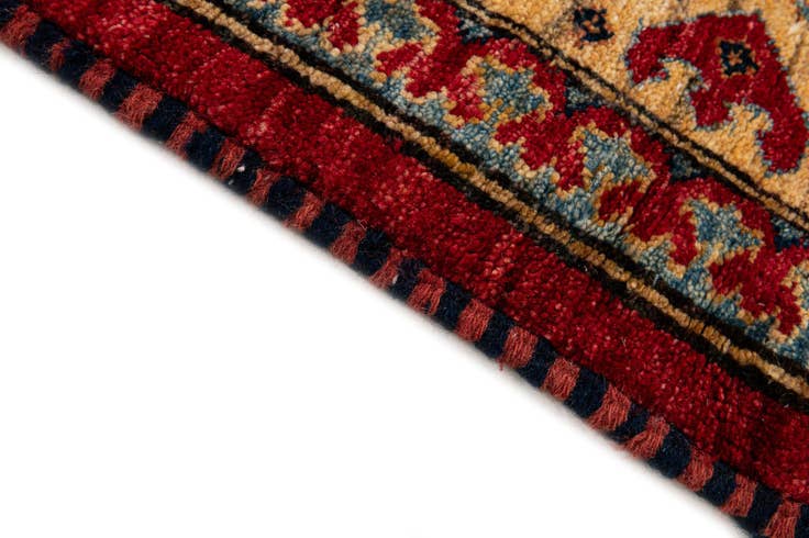 Detail image of 5' 1 x 7' 3 Hand Knotted Kazak Wool Rug