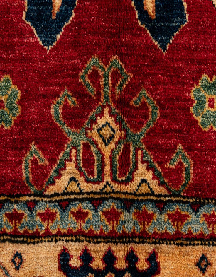 Detail image of 5' 1 x 7' 3  Hand Knotted Kazak Wool Rug