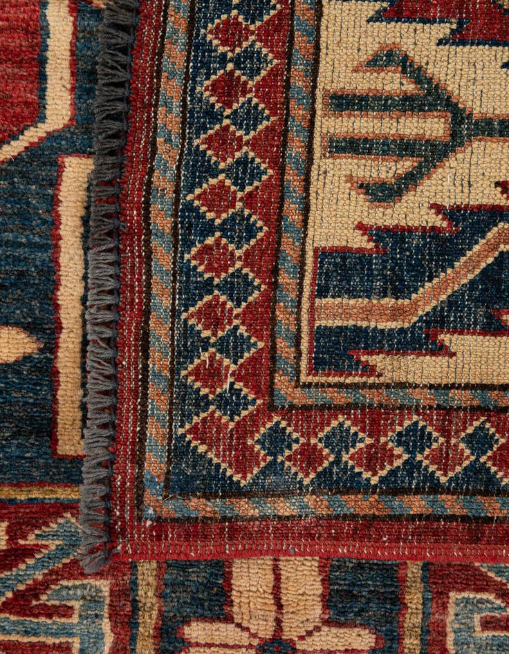 Detail image of 6' x 9'  Hand Knotted Kazak Oriental Wool Rug