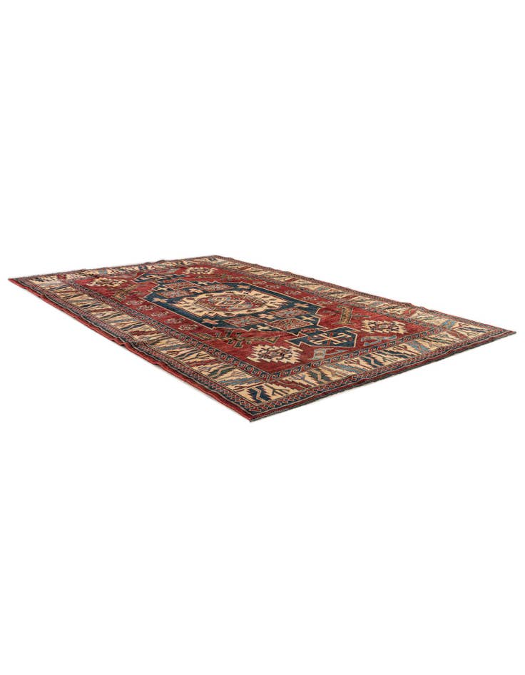 Detail image of 6' x 9'  Hand Knotted Kazak Oriental Wool Rug