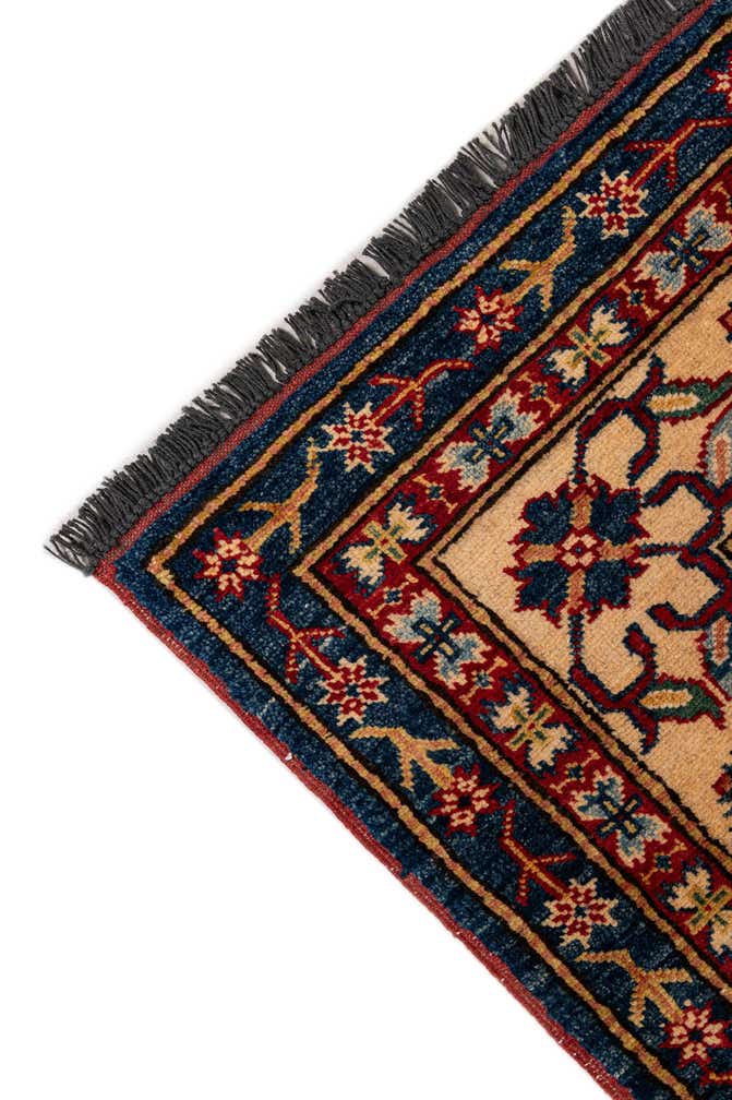 6' 2 x 8' 6 Hand Knotted Kazak Wool Rug