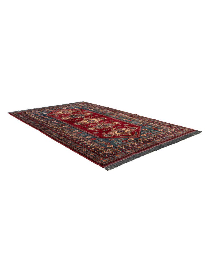 Detail image of 5' x 7' 6  Hand Knotted Kazak Wool Rug