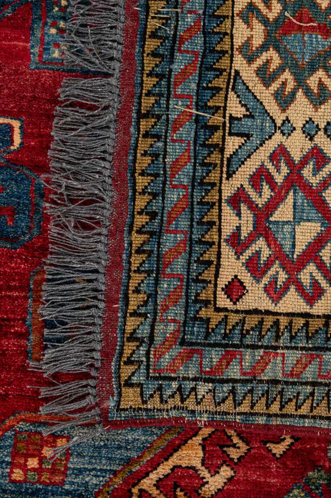 5' 1 x 7' 4 Hand Knotted Kazak Wool Rug