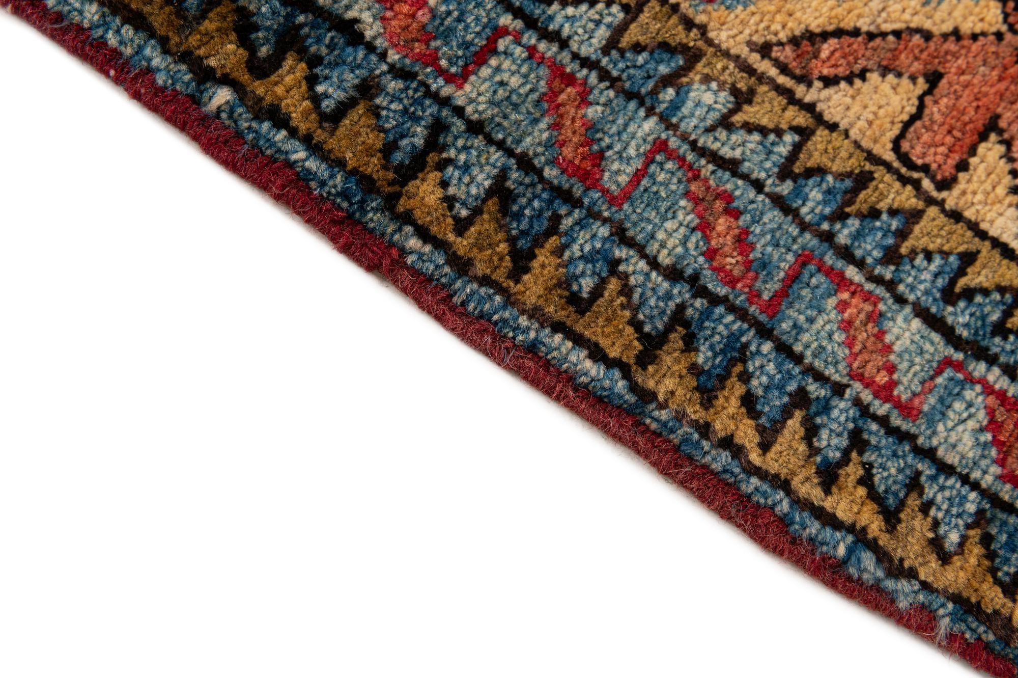 5' 1 x 7' 4 Hand Knotted Kazak Wool Rug