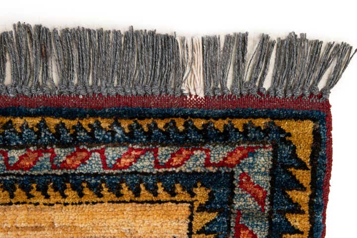 5' 1 x 7' 4 Hand Knotted Kazak Wool Rug