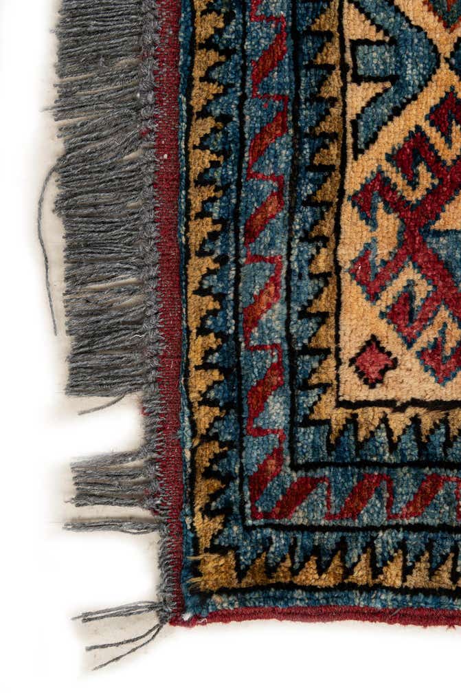 5' 1 x 7' 4 Hand Knotted Kazak Wool Rug