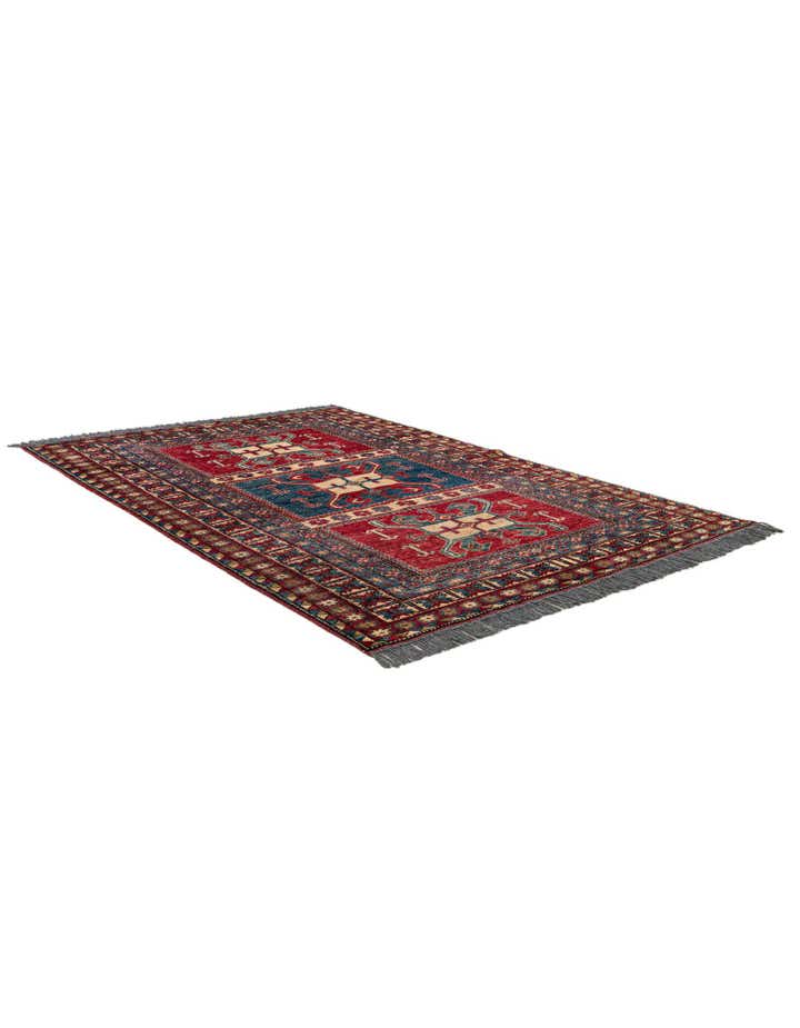 5' 1 x 7' 5 Hand Knotted Kazak Wool Rug